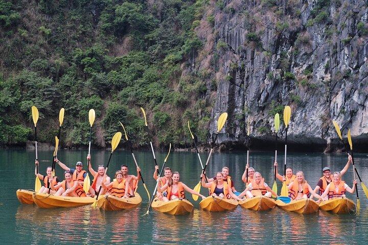 Full day trip to Lan Ha-Ha Long Bay from Cat Ba, avoid the crowds