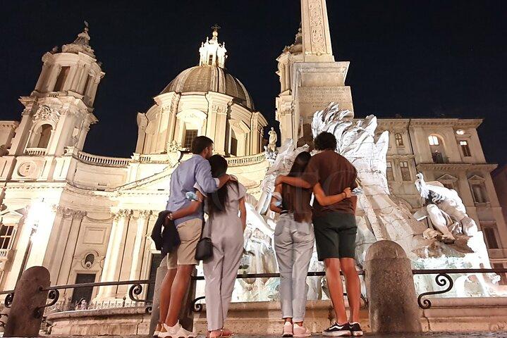 Rome Night Walking Tour of Pantheon Trevi Fountain Navona & more