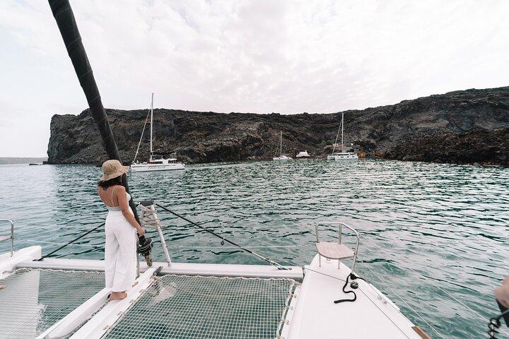 Half-Day Tailor-made Private Catamaran Cruise in Santorini