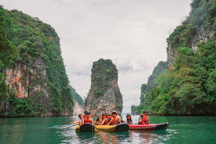 Phang Nga Bay Sunset Cruise Dinner with Sea Canoe and Loy Krathong from Phuket