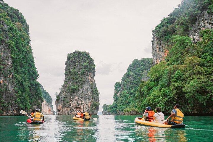Phang Nga Bay Sunset Cruise Dinner with Sea Canoe and Loy Krathong from Phuket