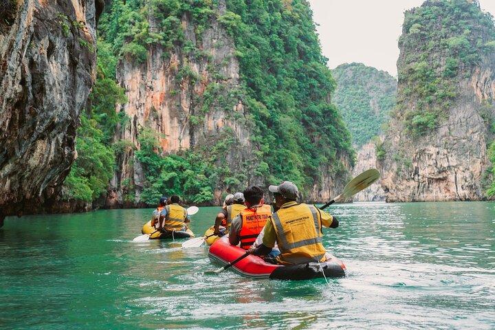 Phang Nga Bay Sunset Cruise Dinner with Sea Canoe and Loy Krathong from Phuket