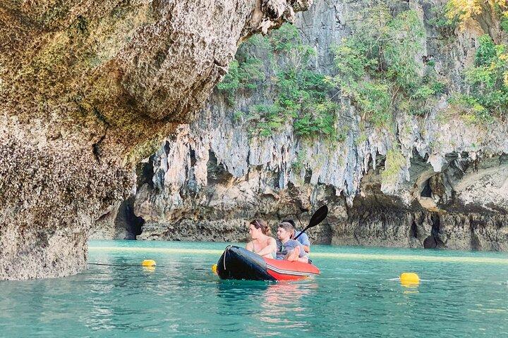 Phang Nga Bay Sunset Cruise Dinner with Sea Canoe and Loy Krathong from Phuket