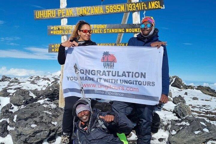 Kilimanjaro climb via Marangu Route 6Days