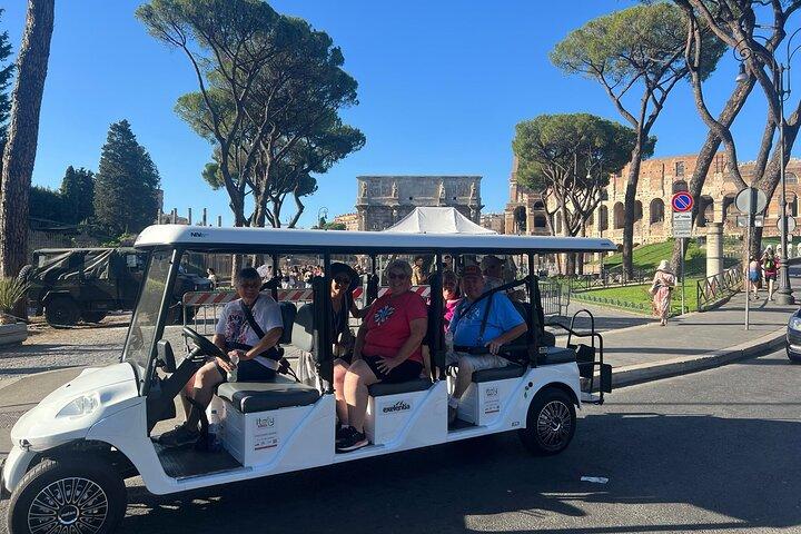 Private Golf Cart Tour of Rome with Food Tasting
