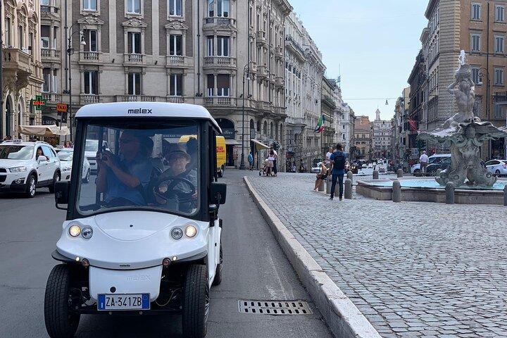 Private Golf Cart Tour of Rome with Food Tasting