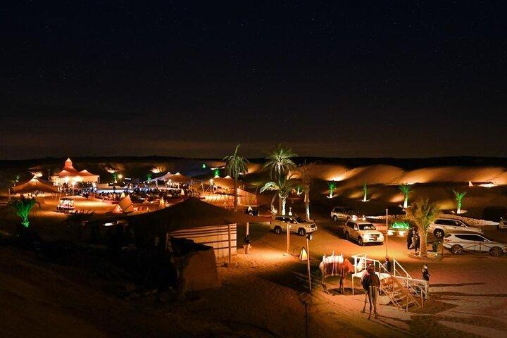 Premium Private Desert Safari with Camel Ride & Live BBQ Dinner