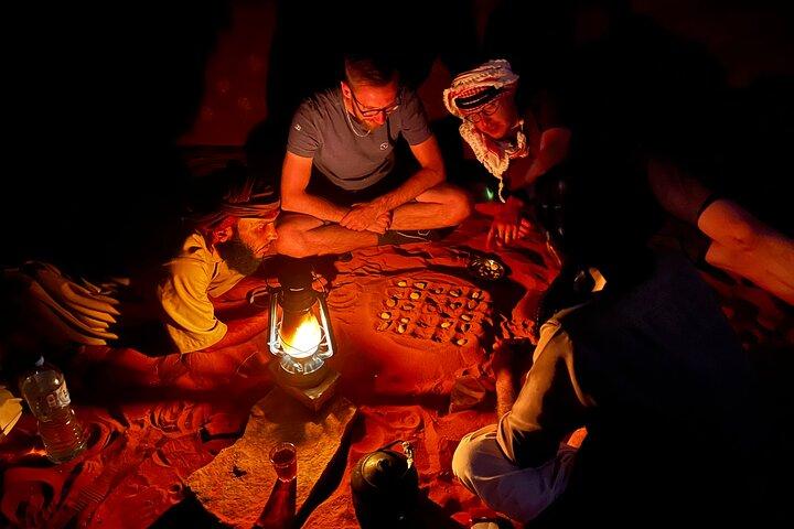 Wadi Rum Cave Camping with Jeep Tour