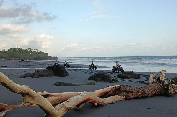 Bali ATV Ride In the beach sunset atv tour