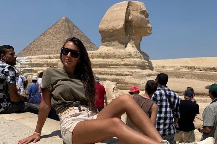 Giza pyramids ,Sphinx ,Egyptian Museum ,Camel Ride include entry fees