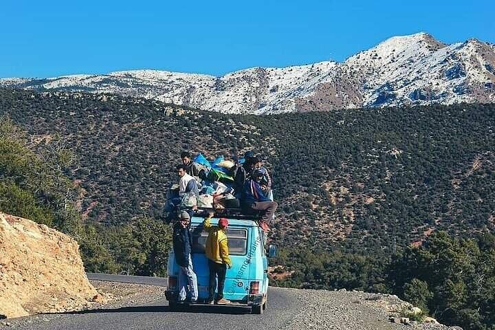 Marrakech Three Valleys Atlas Mountains and Waterfalls Tour