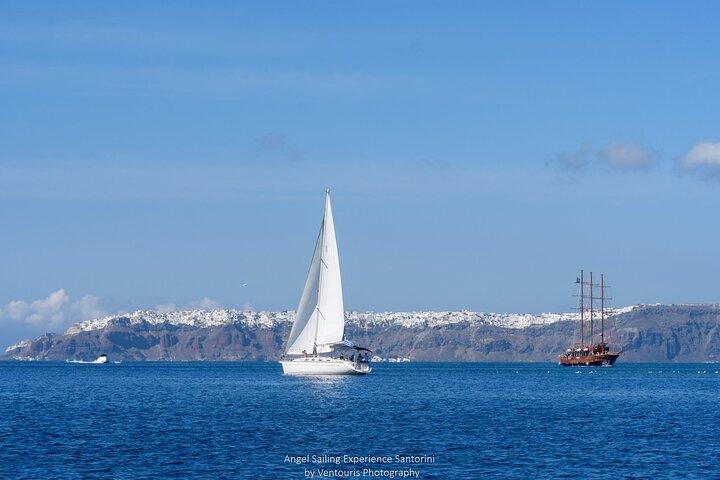 Santorini Private Daytime Sailing Cruise with Meal, Drinks &Transfer included