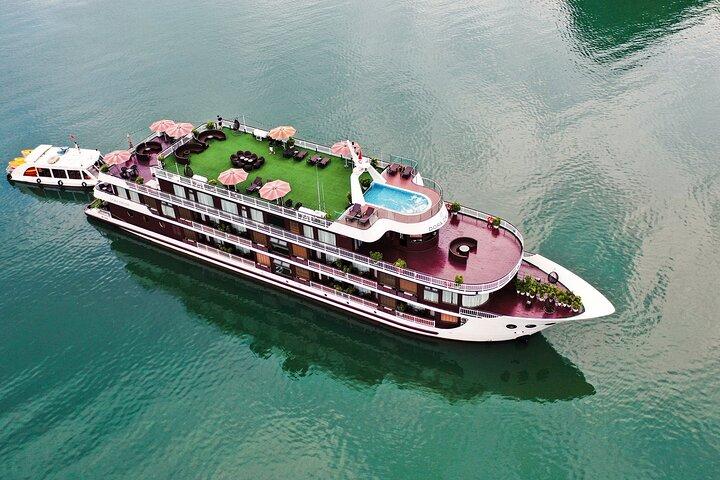 Dora Cruise 3 Days Explore Halong Bay Lan Ha Bay Private Balcony