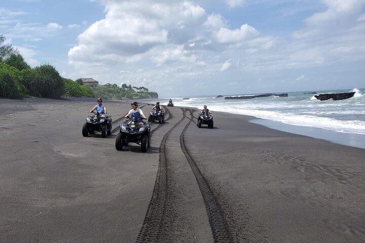 Bali ATV Ride In the beach sunset atv tour