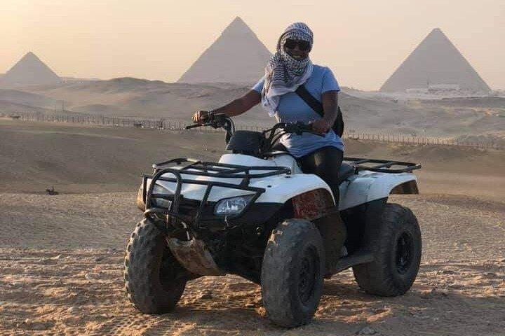 Quad Bike Around Giza Pyramids from Giza or Cairo Hotel