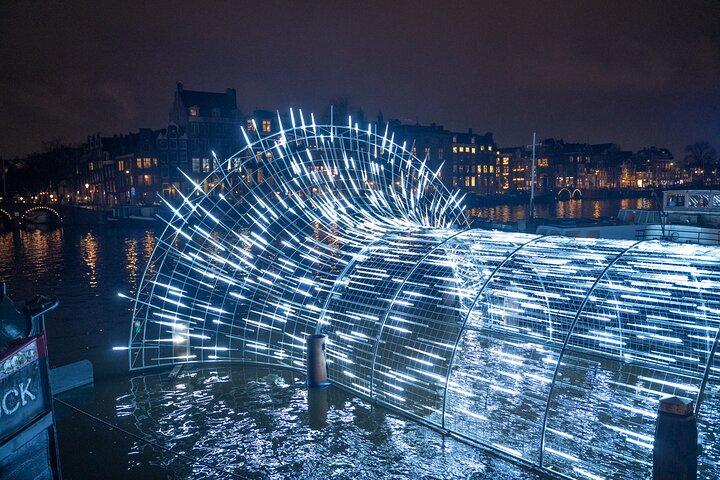 Amsterdam: Light Festival Cruise with Unlimited Drinks Option