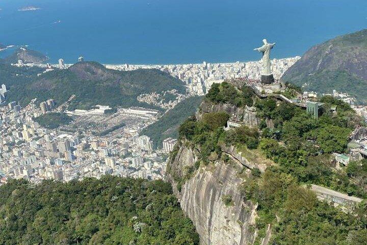 Helicopter flight on Rio de Janeiro
