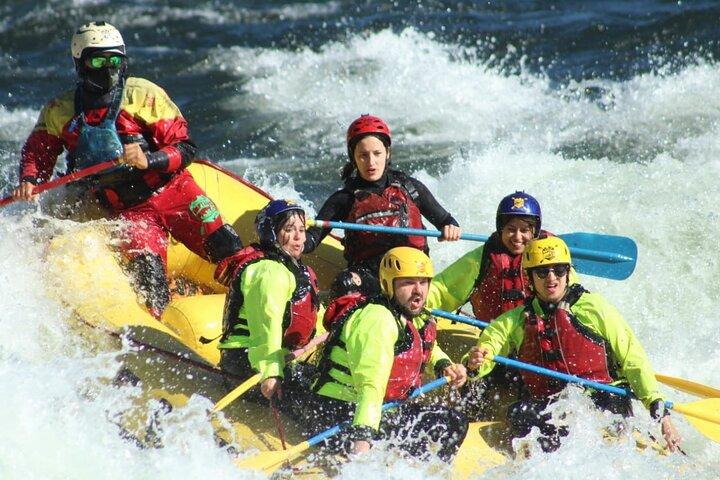 Winter Rafting River Trancura
