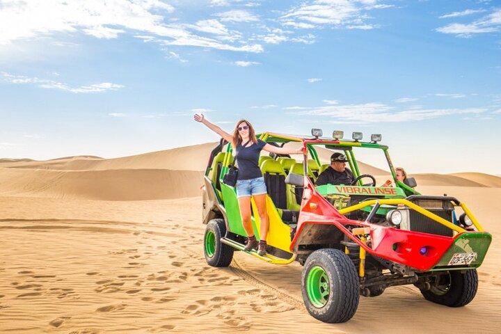From Lima : Paracas and Huacachina Oasis Full Day Guided Tour