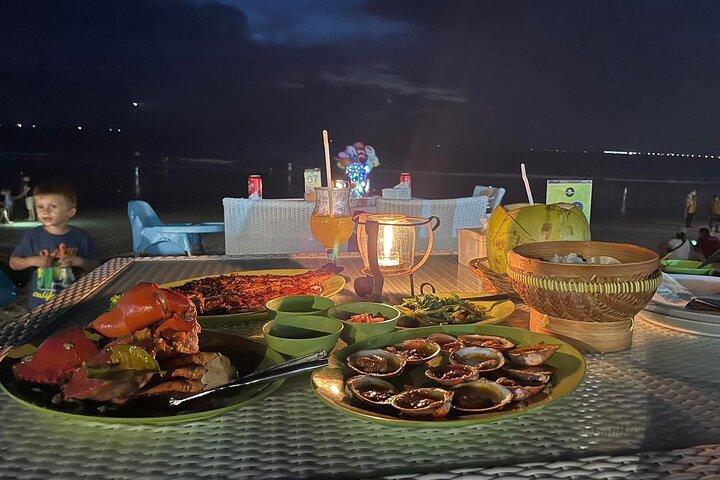 Romantic Seafood Dinner at Jimbaran beach