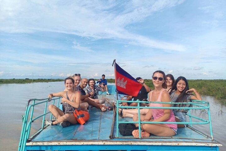 Half Day Kompong Pluck stilt home Village on Tonle Sap & Sunset