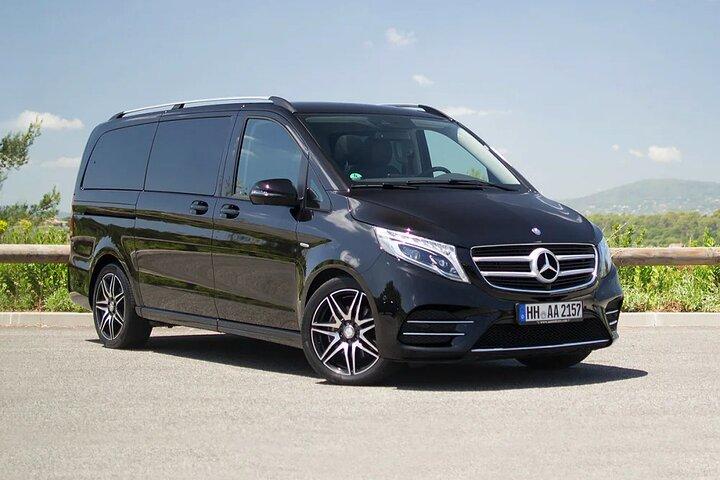 Arrival Private Transfer from Lyon Airport LYS to Lyon City by Luxury Van