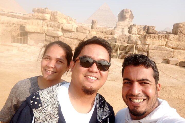 Full-Day Private Tour to Giza Pyramids,Sphinx & National museum of Civilization