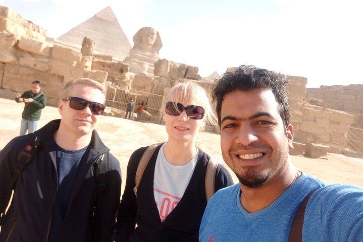 Full-Day Private Tour to Giza Pyramids,Sphinx & National museum of Civilization