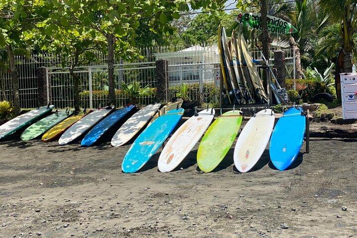Surf Lesson + Beach day in Jaco Beach!