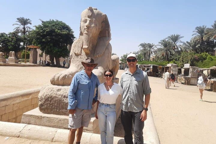 Private Tour Sakkara Step Pyramid&Alabaster sphinx in Memphis