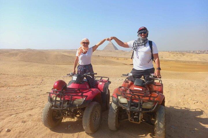 Private Trip Giza pyramids ,sphinx ,lunch ,camel ride, quad bike and Nile cruise