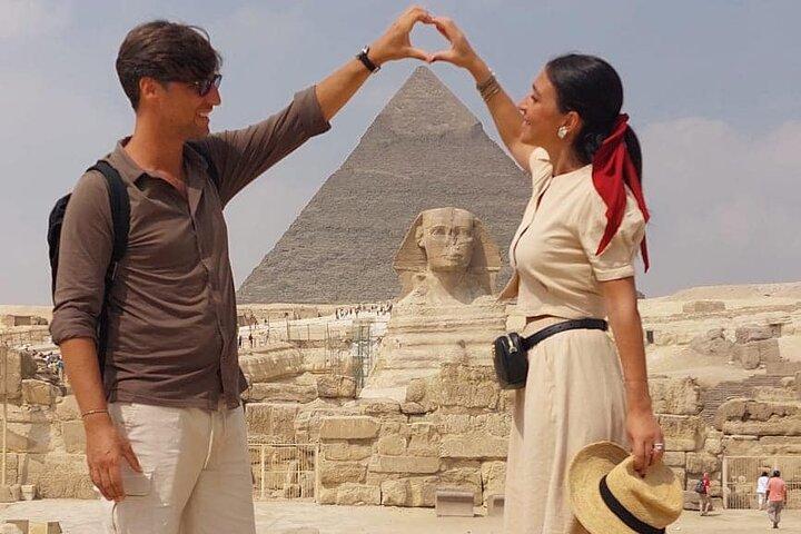 Giza Pyramids ,Queen Pyramids ,Sphinx ,Mummification temple