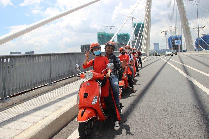 The Insider's Saigon With Female Ao Dai Riders Vespa 4,5 Hours