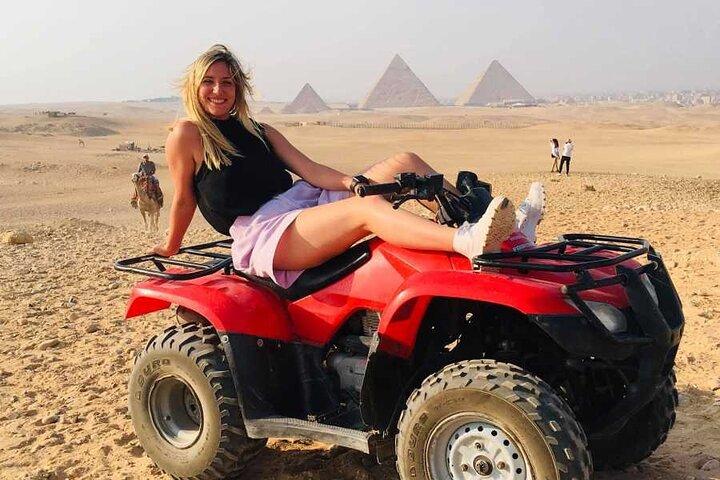 Atv Quad Bike Ride At Giza Pyramids