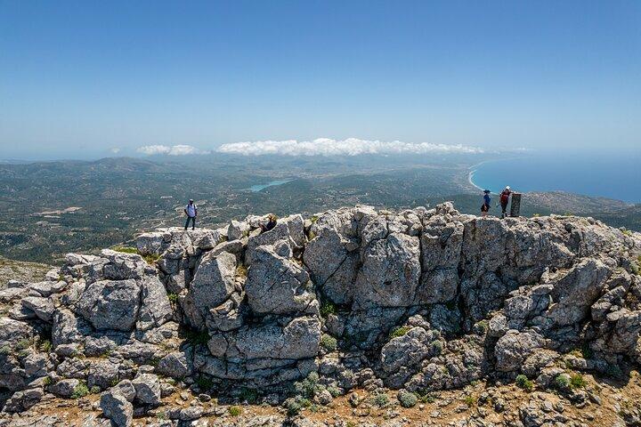 Hiking Mountain Akramitis Rhodes