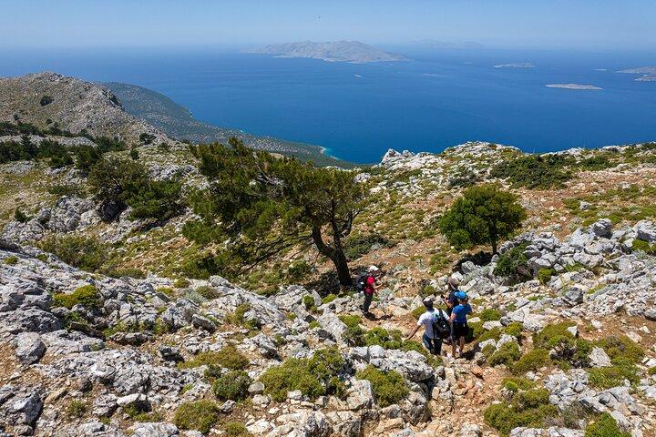 Hiking Mountain Akramitis Rhodes