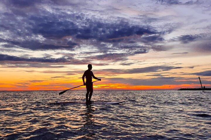 Miami Beach: Illuminated Sunset Paddleboard Tour