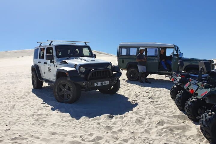 Sandboarding at the Atlantis Dunes