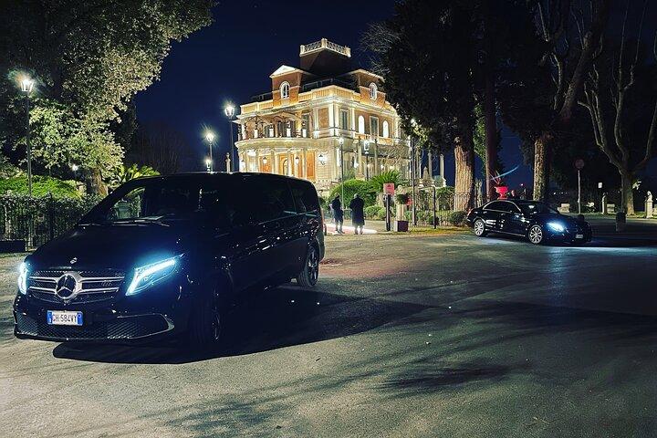 Private transfer from Fiumicino Airport to Rome City.