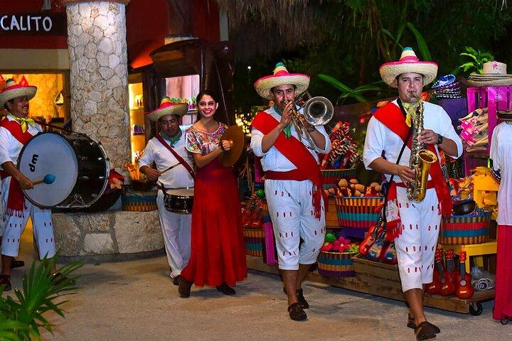 Mexican Night at Xoximilco with Transportation from Riviera Maya