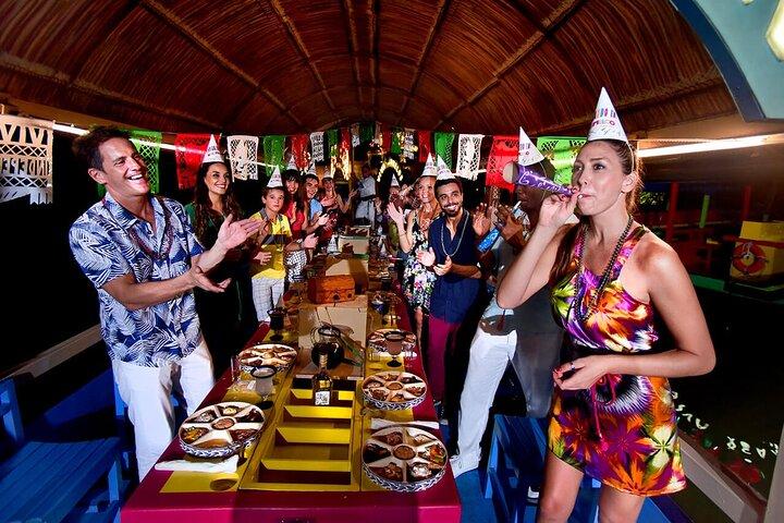 Mexican Night at Xoximilco with Transportation from Riviera Maya