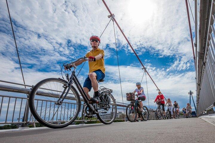 Bike tour Frankfurt: city tour by bike to Skyline, Goethe, and apple wine