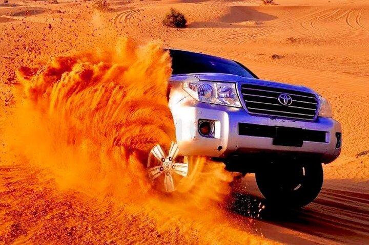 Premium Desert Safari in Dubai with Camel Ride and BBQ