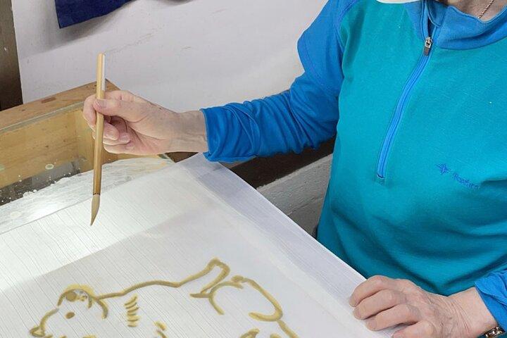 Roketsu dyeing experience: M course Roketsu Dyeing Experience