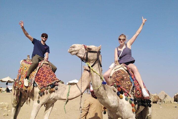 Private tour Pyramids Giza,Sphinx ,Camel ride and Entrance Fees