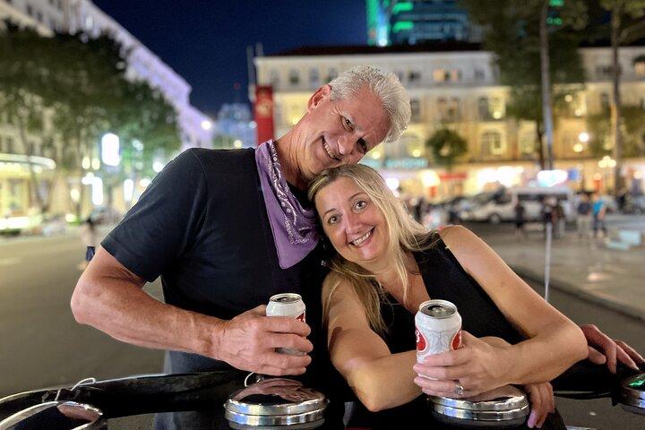 Private Jeep City Tour Saigon by Night and Skybar Drink
