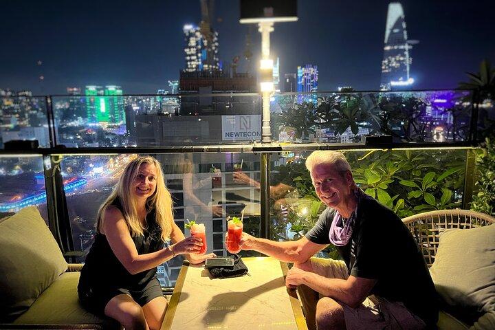 Private Jeep Tour Saigon by Night: Foodie & City Tour