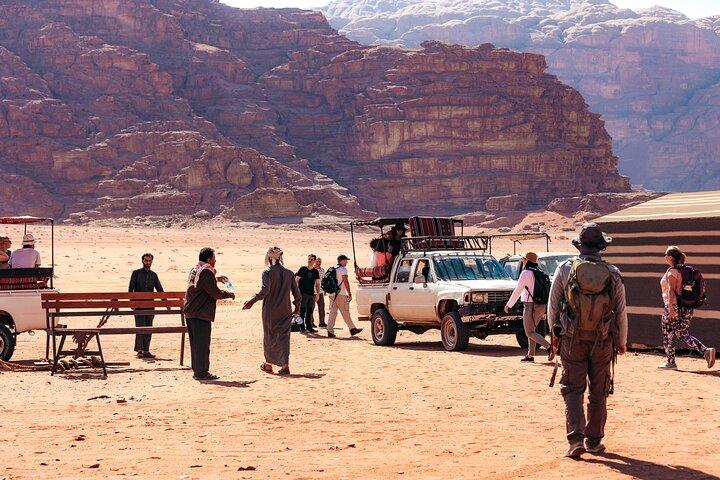 Full Day Jeep Tour in Wadi Rum Desert | Magic Bedouin Star