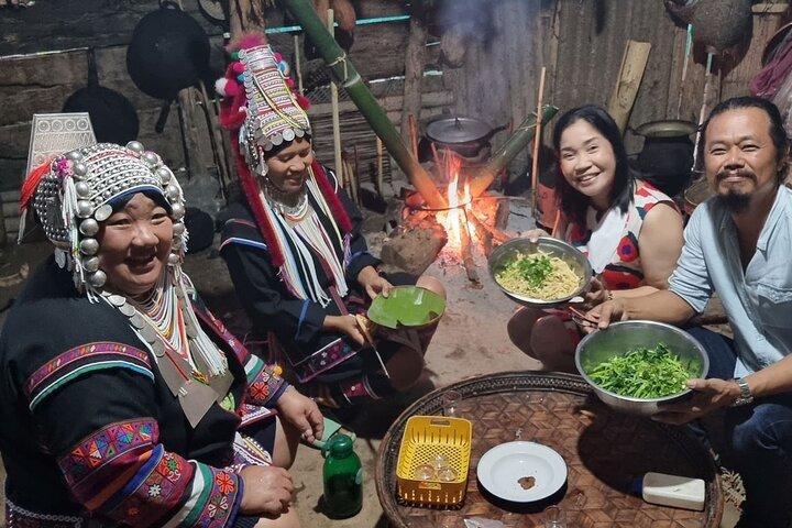 Akha Village Cooking, Dinner & Fire Dance Exclusive Experience