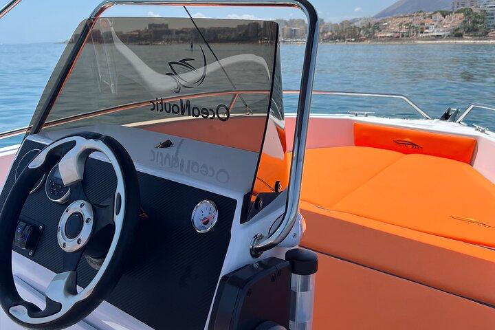 Alquiler de barco sin titulacion en Malaga